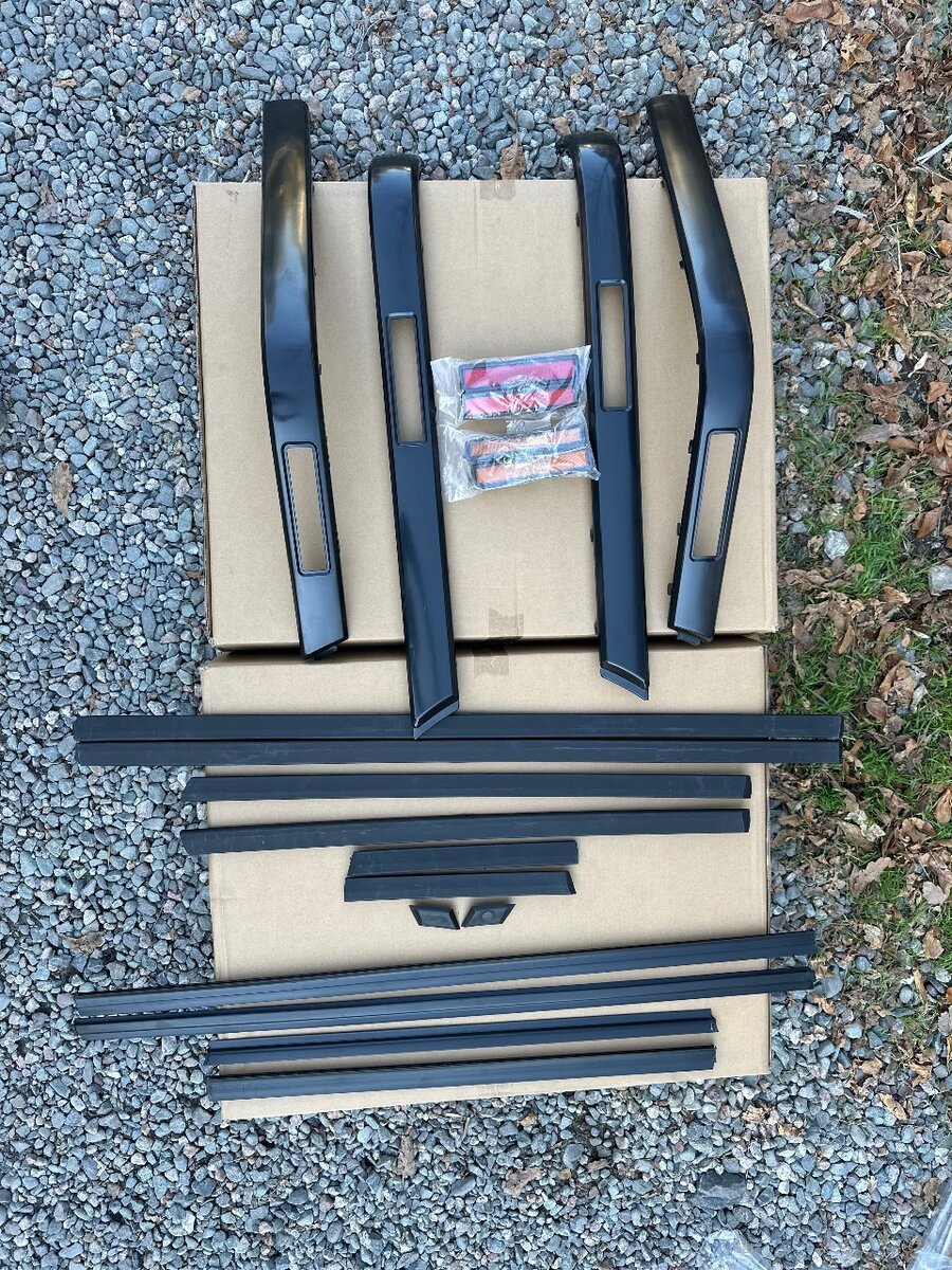 Комплект накладок на бампера BMW E34 Американки