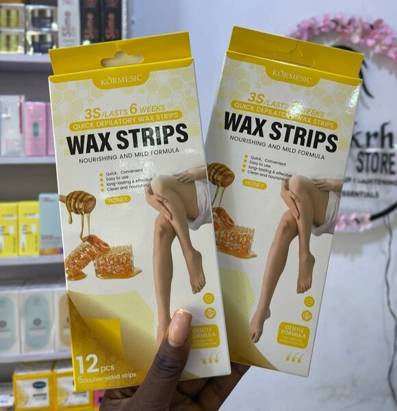 Bandes de cire dépilatoires