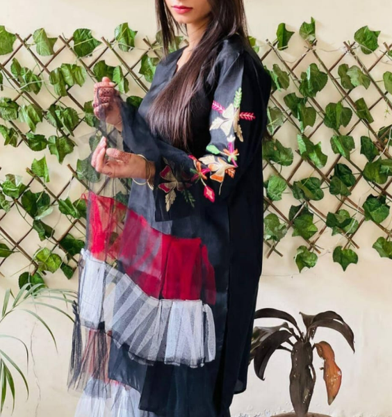 *Silk Embroidery 3Pc*