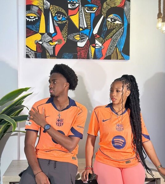 Maillot du Barça orange