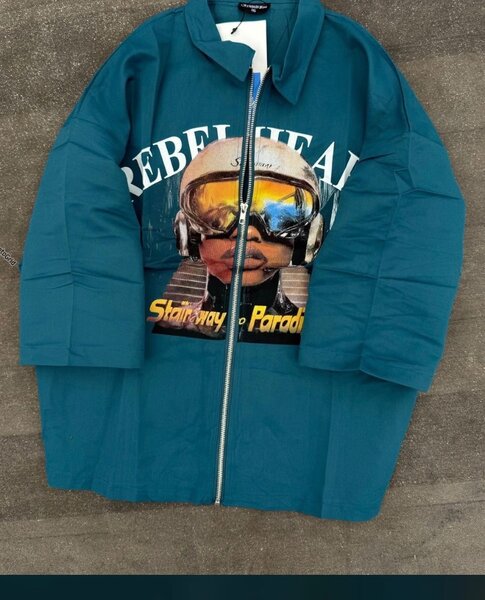 Veste oversize "Rebel Head"