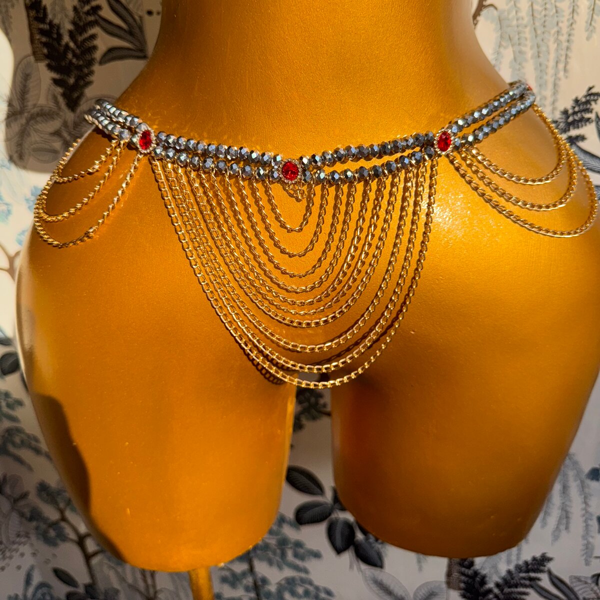 Ceinture de chaîne glam élégante
