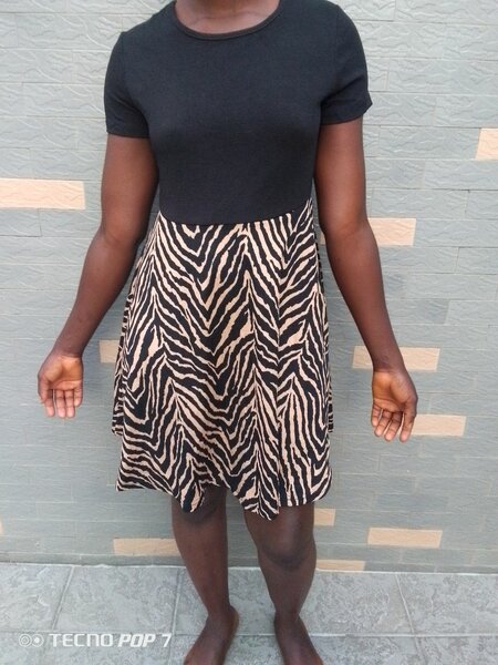 Robe Tendance Zébrée