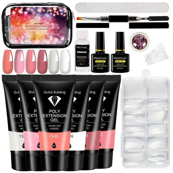 18pcs Polygel Nail Kit