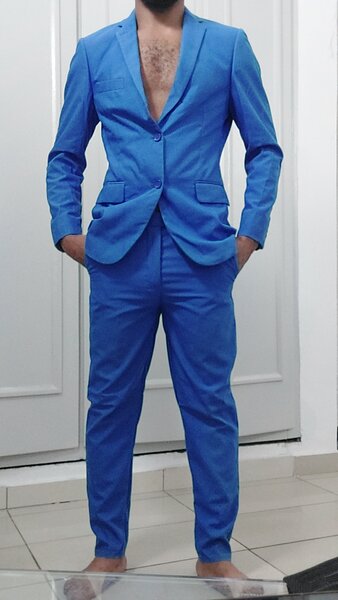 Costume homme bleu élégant