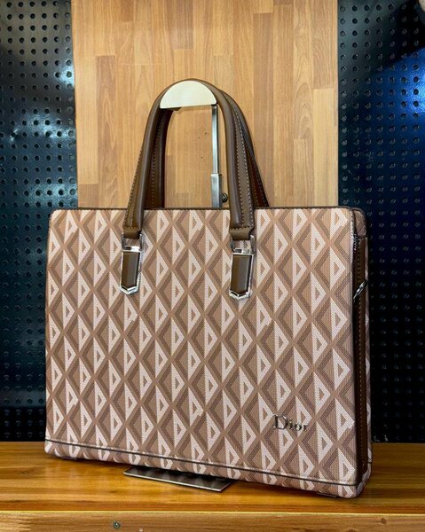 Dior Leather Corporate/File/Laptop bag