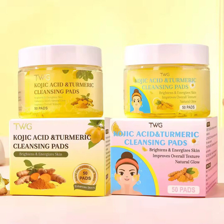 Pads Nettoyants Acide Kojique et Curcuma