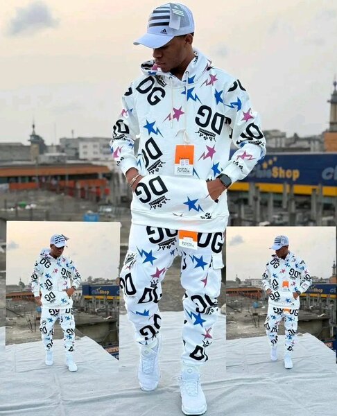 Survêtement moderne blanc homme