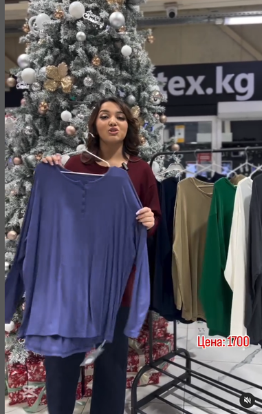 кофта синяя женская