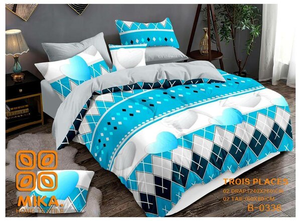 Parure de lit design géométrique