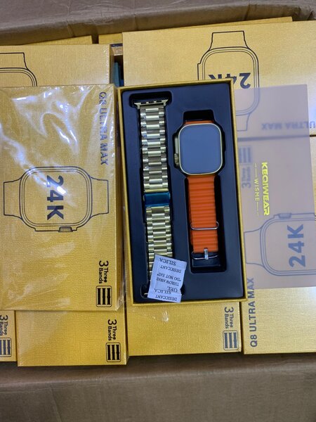 Q8 Ultra Max Gold Smart Watch