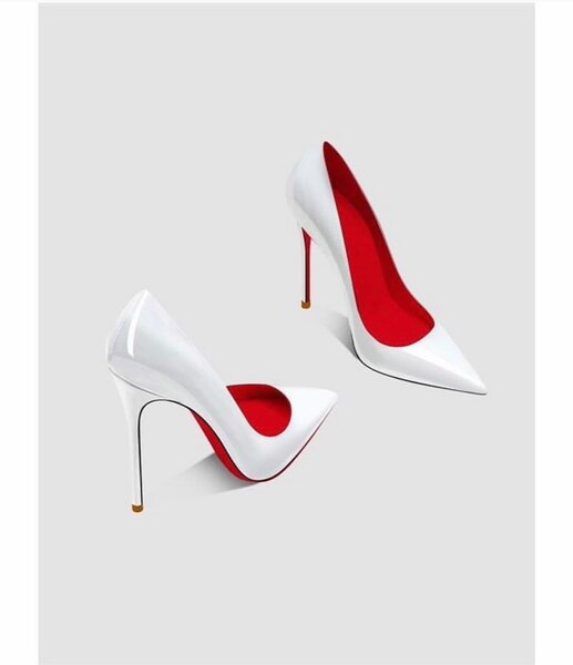 Patent Full shoe heels