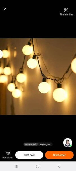 Guirlande lumineuse LED décorative