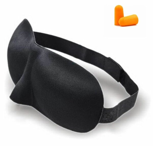 Masque œil voyage+ bouchons d'oreilles