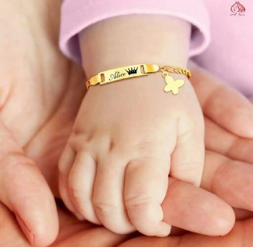 Customized baby bracelet with name