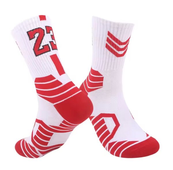 Chaussettes Sport Rouges Numéro