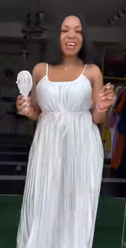 robe plissée blanche