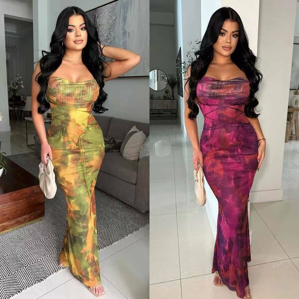 Robe longue femmes élégante