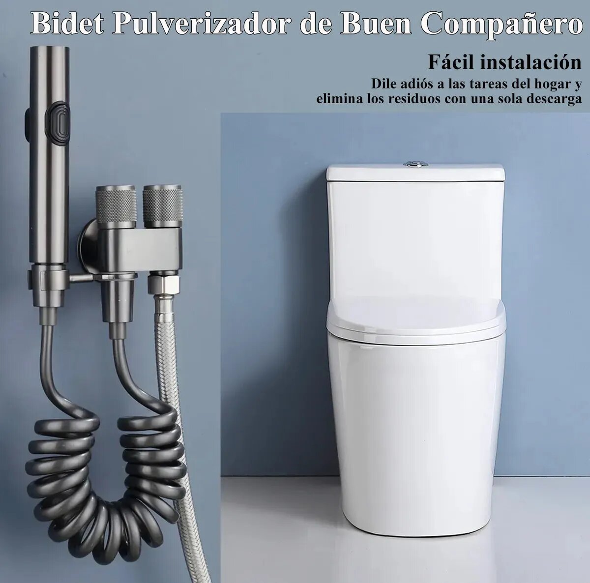 Dual Outlet Bidet Sprayer