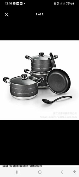 High grade non stick cookware 4set