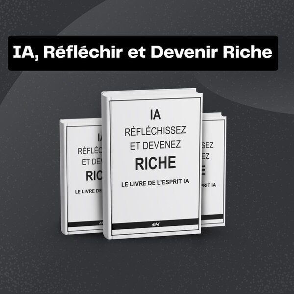 Livre "IA, Réfléchissez et Devenez Riche"