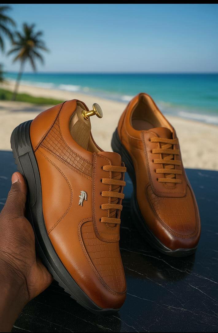 Chaussures en cuir élégantes homme