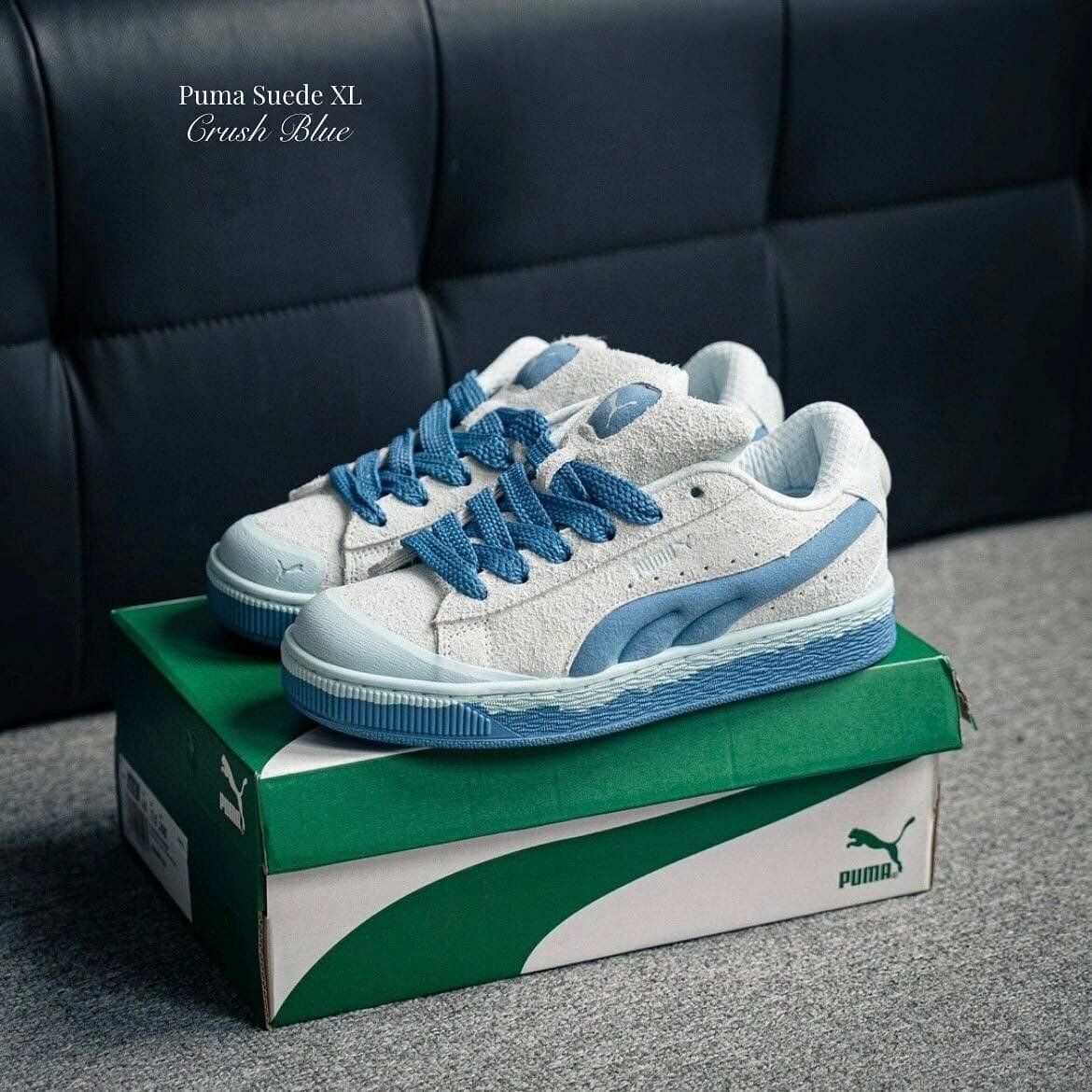 Baskets Puma Suede XL Bleu