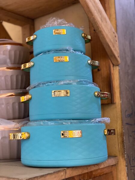 Food warmer/Lunch Box 4 set casserole -Blue,grey