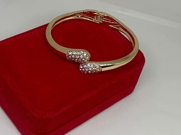 Gourmette femme avec un jolie coffret