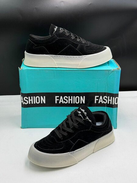 Baskets noires casual mode