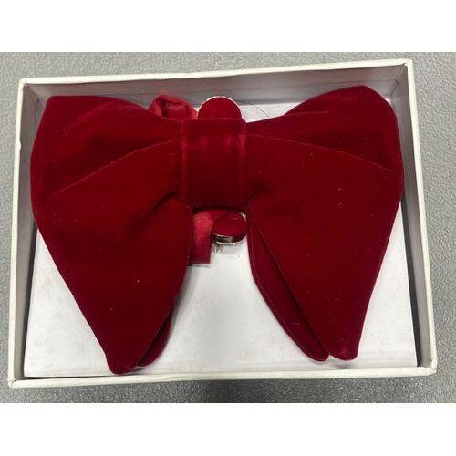 Noeud papillon rouge élégant