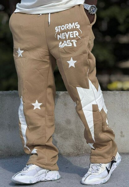 Pantalon streetwear "Storms Never Last"