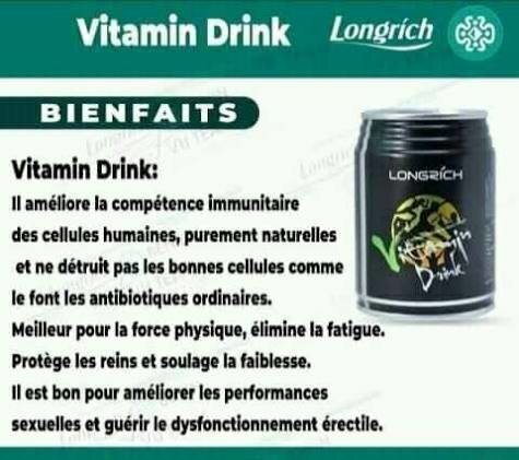Boisson Vitaminique Longrich