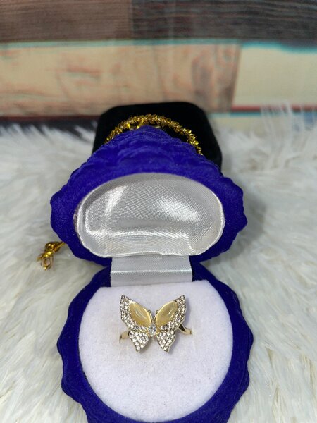 Bague qualité premium or plaqué 18k