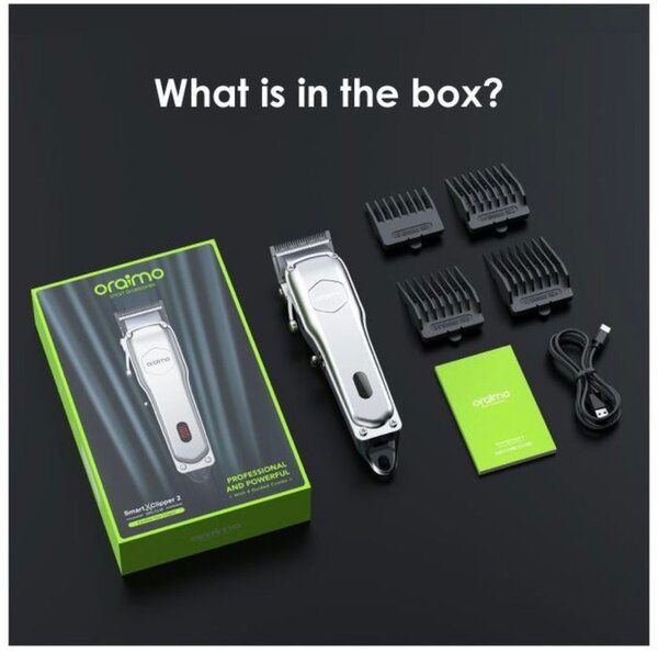 Oraimo Smart Clipper 2 Gris Tondeuse à cheveux professionnel