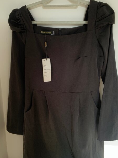 Черный вечерный платья