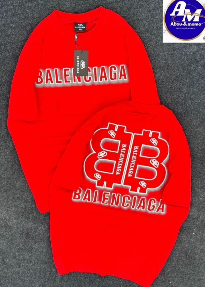 Sweat à capuche Balenciaga rouge