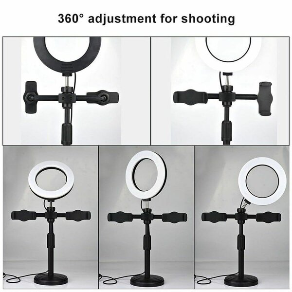 Lampe Anneau LED 360° Réglable