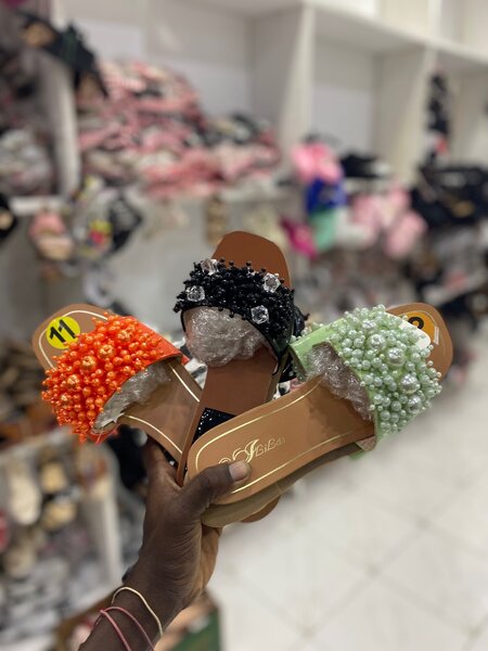 Sandales perlées élégantes