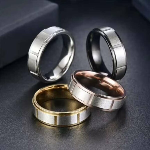 Bague Homme Style Moderne