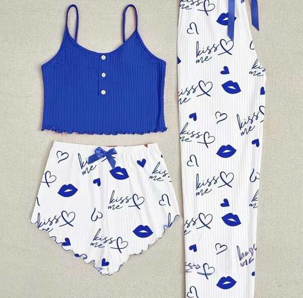 Pyjama élégant "Kiss Me"