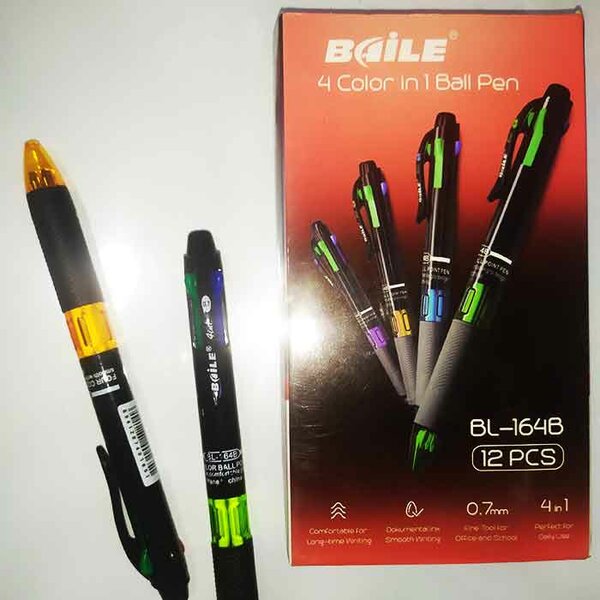Stylo bille 4 couleurs Baile