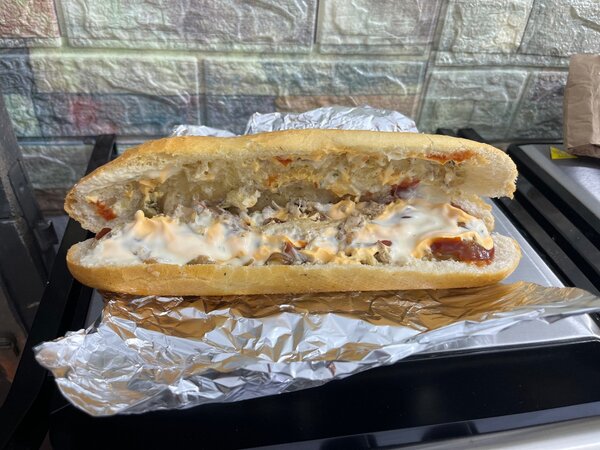 Sandwich chaud savoureux