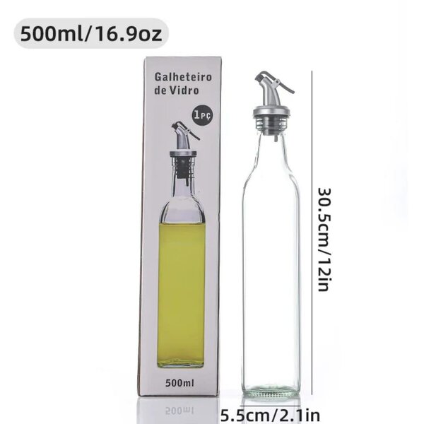 Bouteille Huile en Verre 500ml