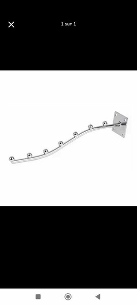 Support mural pour cintres