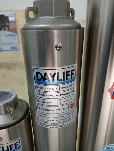 DAYLIFF DSD3/18 1.5HP SUBMERSIBLE PUMP