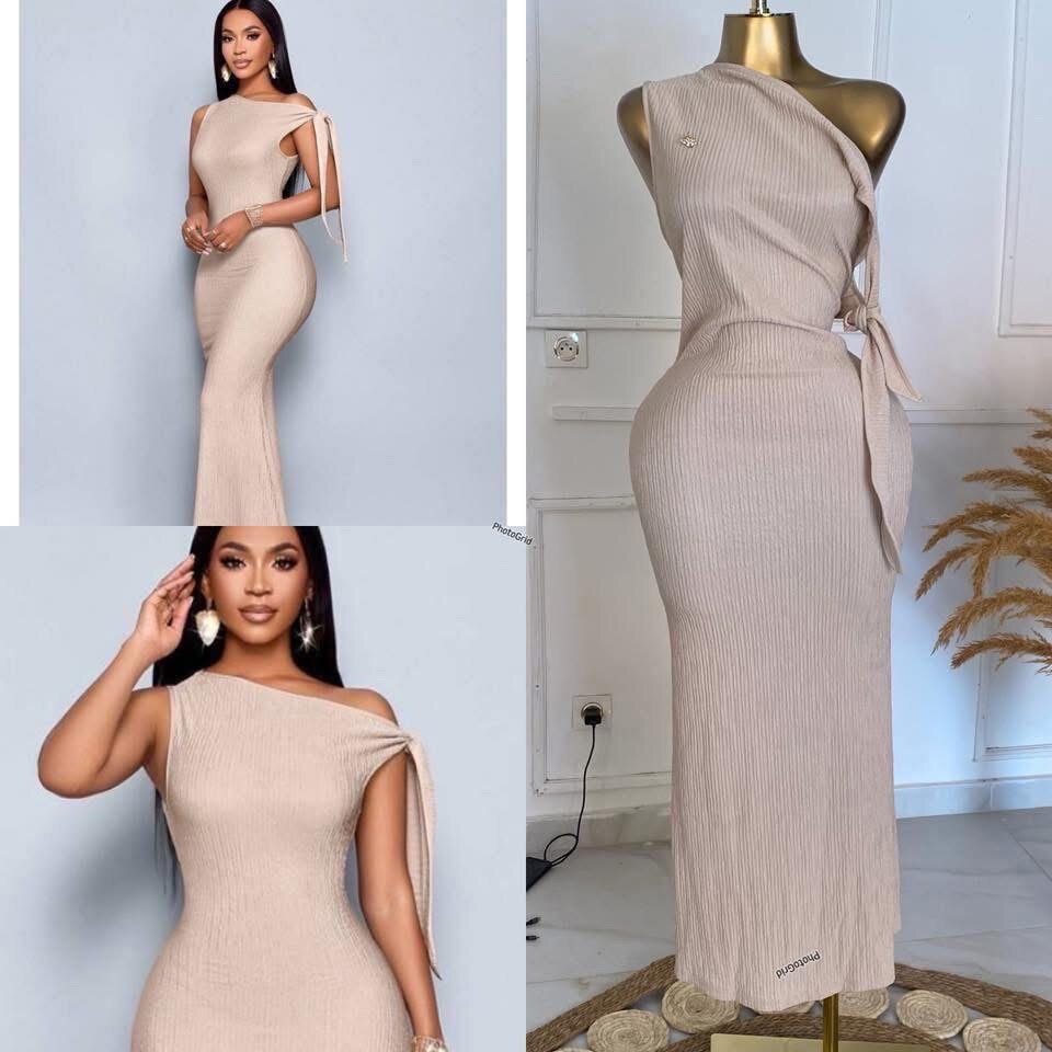 Robe Épaule Asymétrique