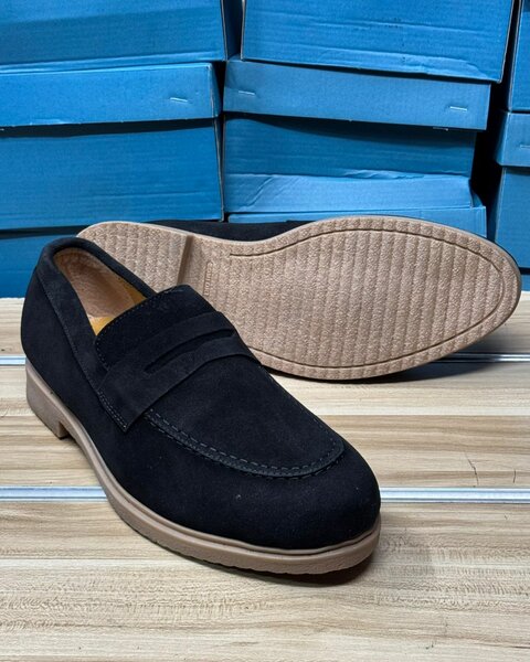 Mocassins en daim homme élégants