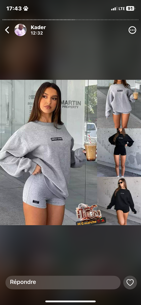 Ensemble décontracté femme