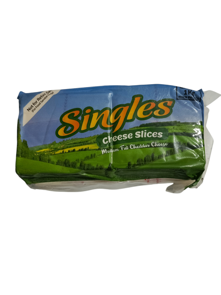 Adam's Cheese Slice 1kg White